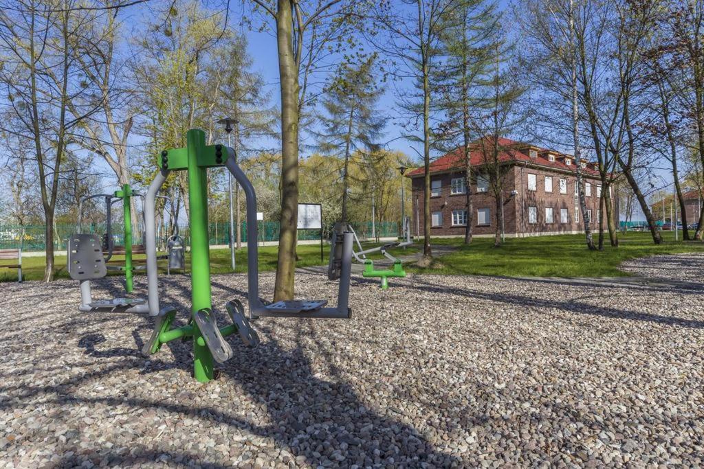 Centrum Zeglarskie Domki Kempingowe Stettino Esterno foto
